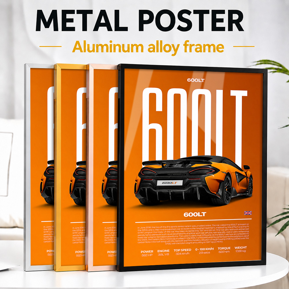 Home Office United Kingdom - Affiche Métallique de Voiture 600LT du
