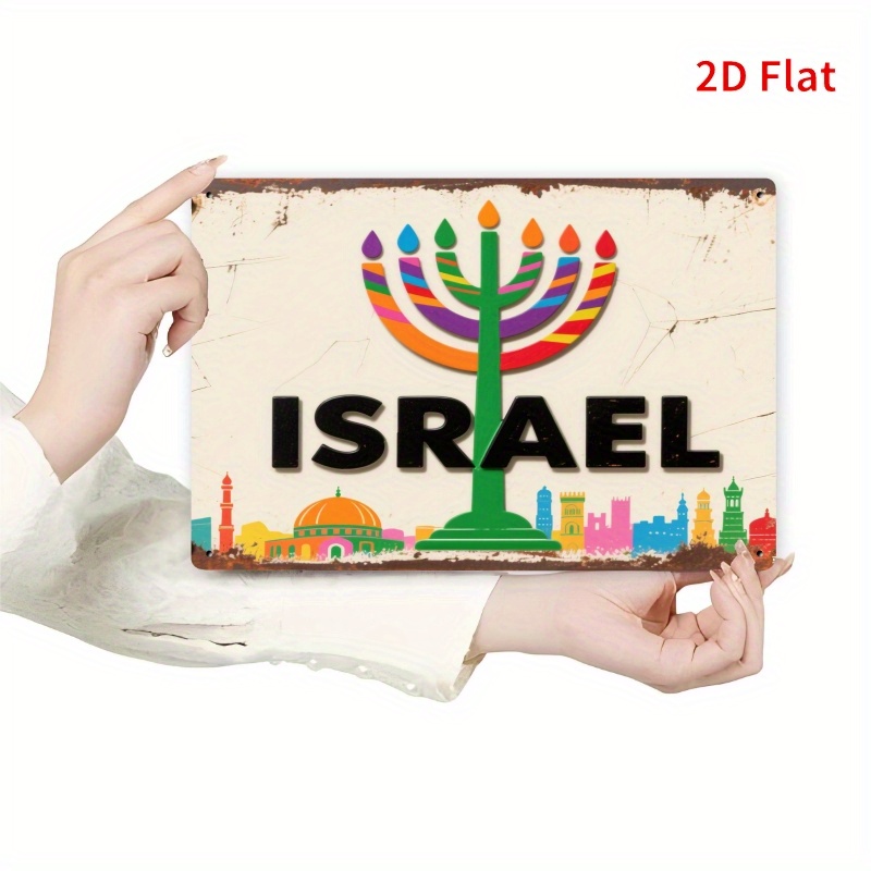 Free Home Office - CIFBUY Plaque murale vintage en aluminium,