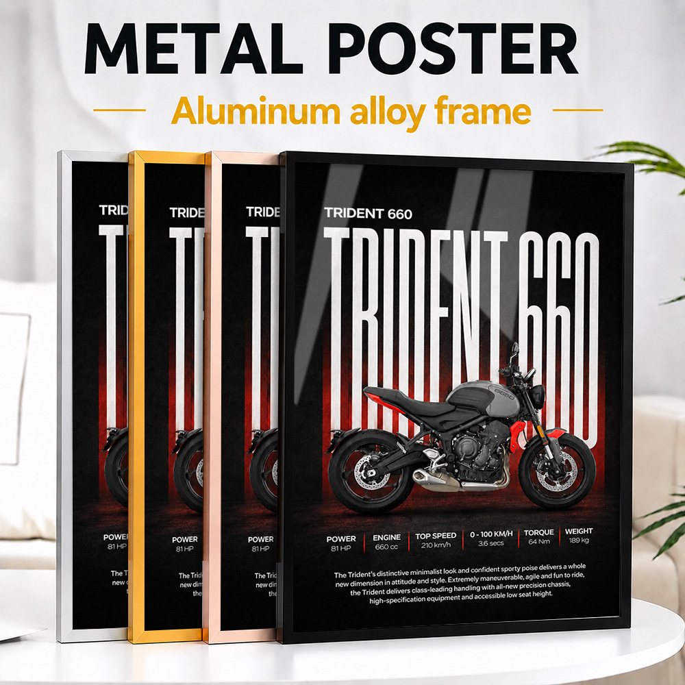 Home Office United Kingdom - Affiche murale en aluminium encadré de