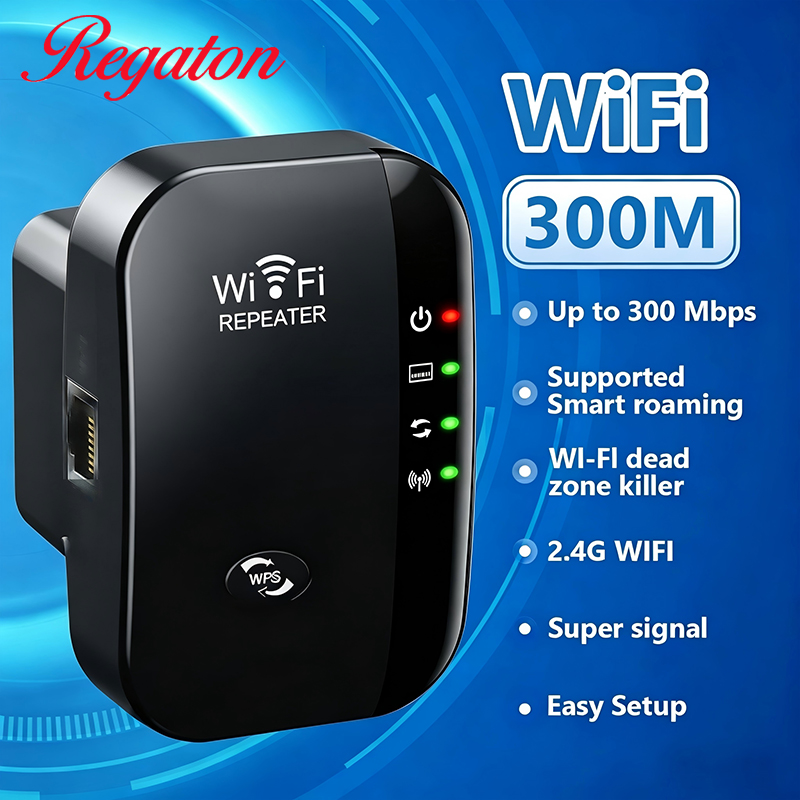 Home Office Work - Répéteur WiFi sans fil 300M 2,4