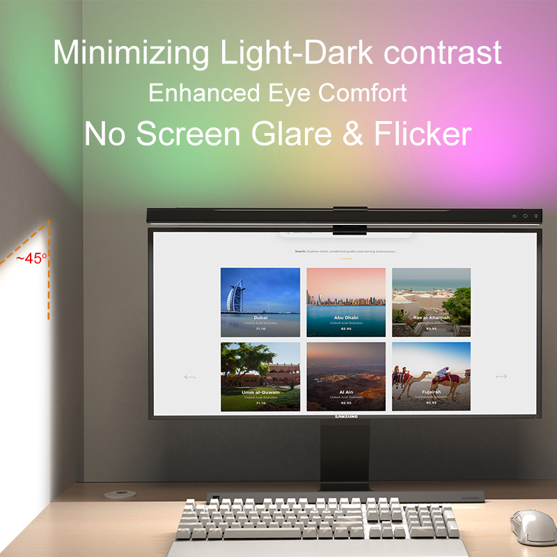 Barre lumineuse LED RGB 60/80  - Home Office Work avis et prix