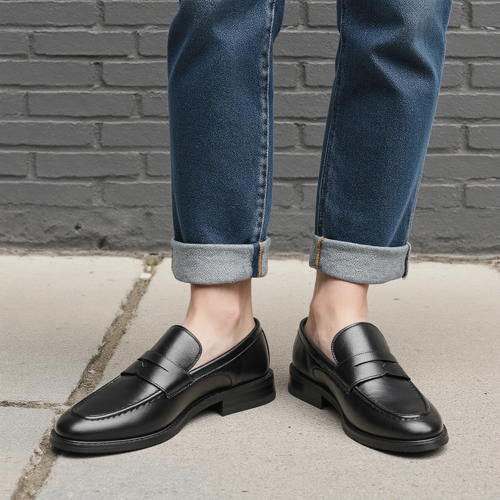 Mocassins noirs pour hommes, c - Home Office Makeover avis et prix