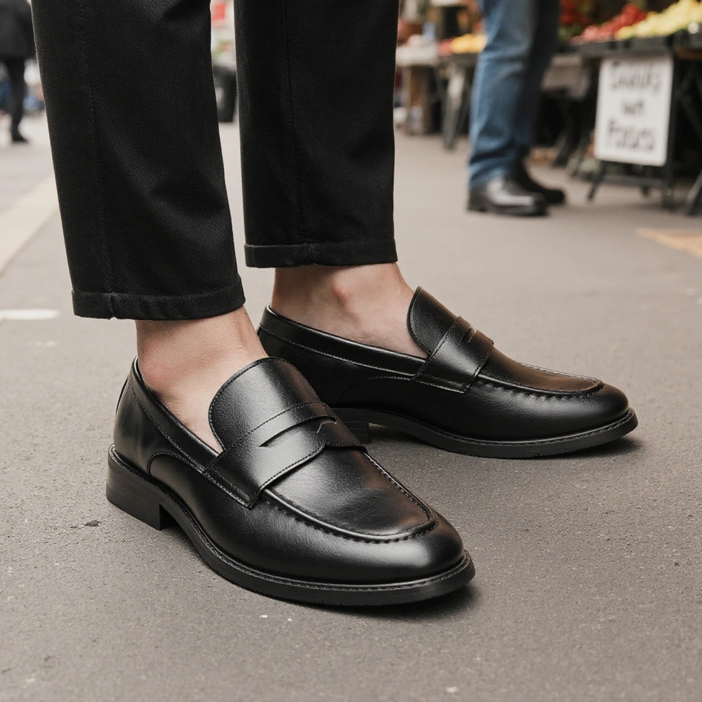 Mocassins noirs pour hommes, c - Home Office Makeover avis et prix