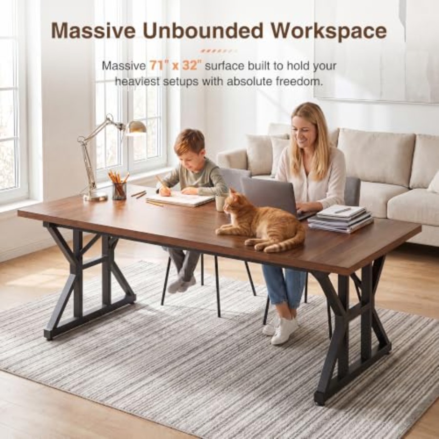 Bureau de direction de 71 pouc - Home Office Industrial Style avis et prix