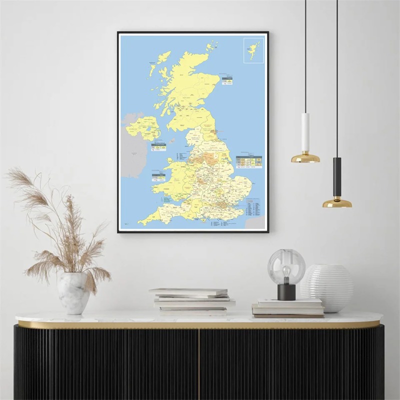 A1/A2 carte du royaume-uni le  - Home Office United Kingdom avis et prix
