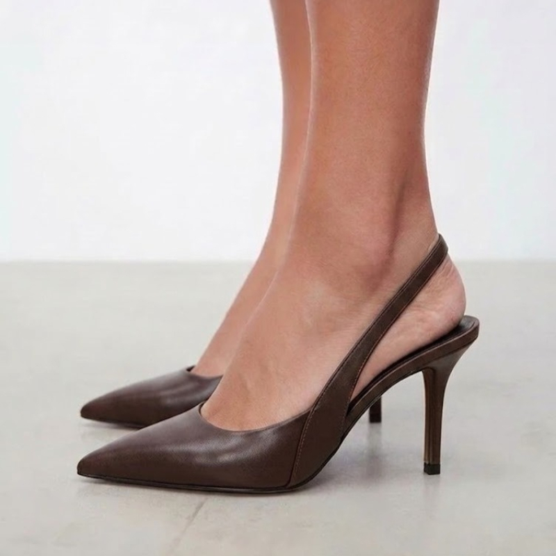 Escarpins élégants marron fonc - Home Office Makeover avis et prix