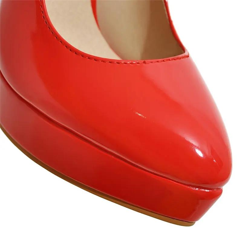 Escarpins à plateforme en cuir - Home Office Makeover avis et prix